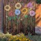 12PCS Large Flower Painting Stencils Set – 12×12 Inch Giant Floral & Sunflower Templates with Brushes for Wood, Wall, Fence, Furniture, Fabric & DIY Home Decor